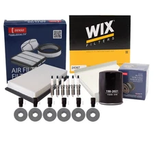 Denso Tune Up Kit NGK 6 Spark Plugs & Boots Kit for Fusion MKZ 3.5L V6 GAS Vin C