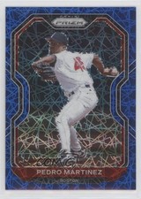 2021 Panini Prizm Tier III Blue Velocity Prizm Pedro Martinez #239 HOF s1i