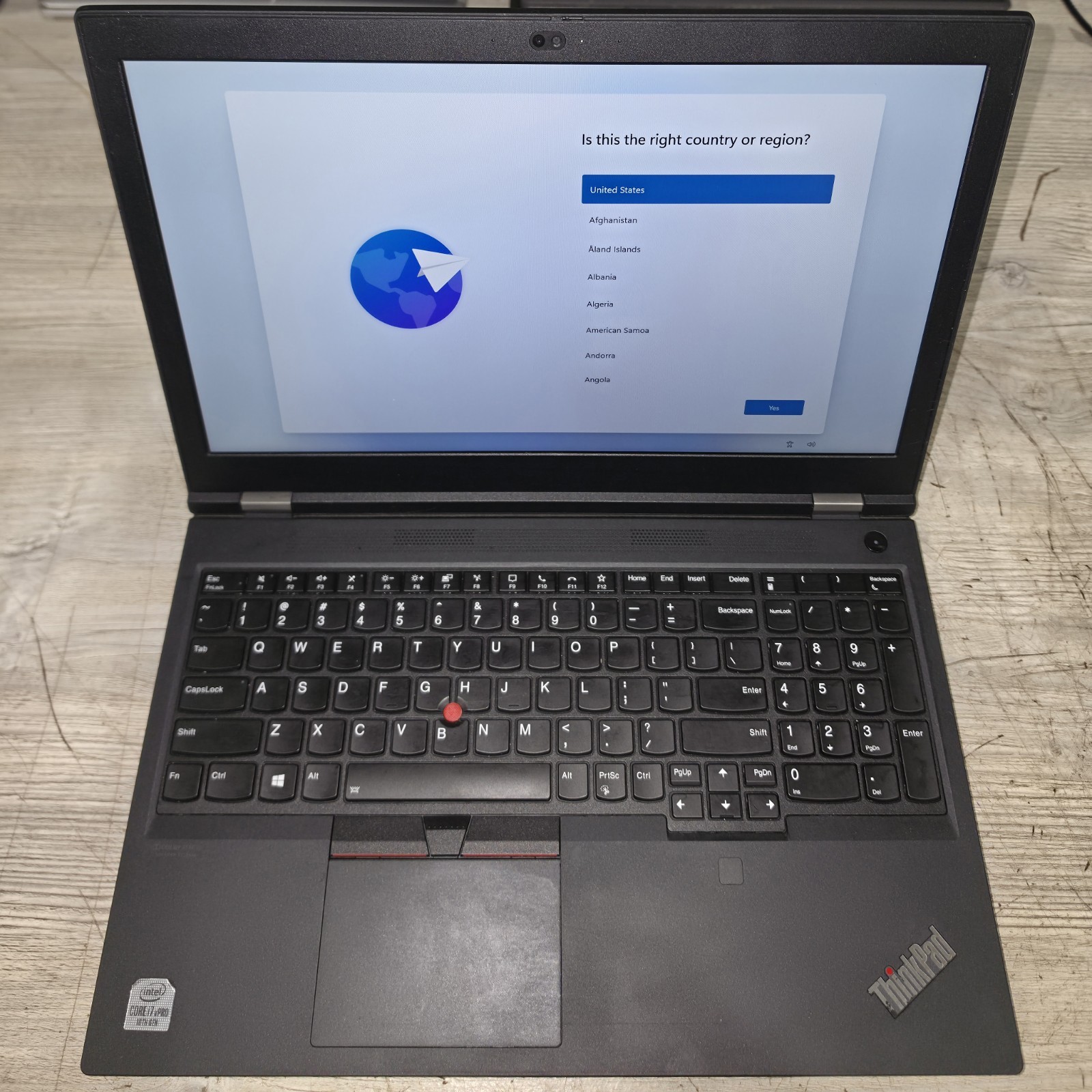 Lenovo ThinkPad P15 Gen 1, 15.6-Inch Laptop, with i7-10850H, Windows 11 Home