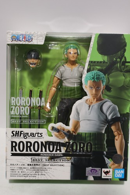 #ad SH Figuarts Roronoa Zoro Figure Romance Dawn One Piece Best Selection S.H. SHF $39.99