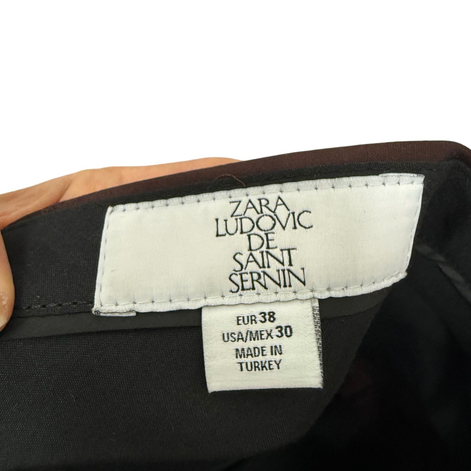 Zara Ludovic de Saint Sernin Brown Satin Flared Trousers Mens 30 0706/602/700 thumbnail 9