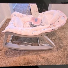 Baby Delight Alpine Deluxe Portable Bouncer Infant Vibration Toy Bar Harness