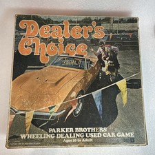 Vintage 1972 Dealer's Choice Board Game Parker Brothers Used Car Game ***READ***