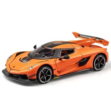 Scale Sports Car Diecast Model for Boys Orange 
