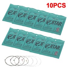 10 Sets 60pcs Nickel Alloy Electric Guitar Strings (.010-.046) Replacement b7s2