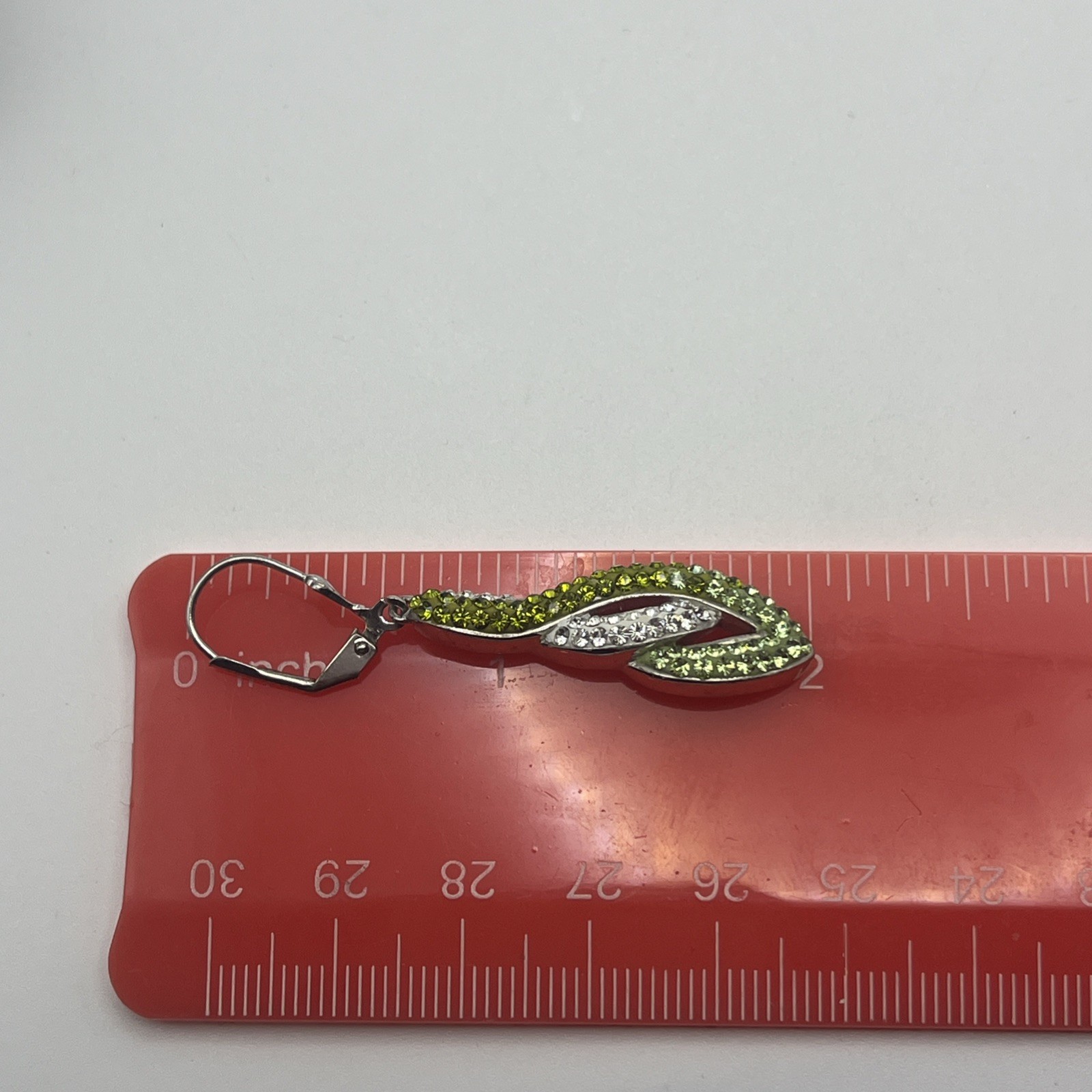 Sterling Silver Infinity Design Dangle Earrings W… - image 6