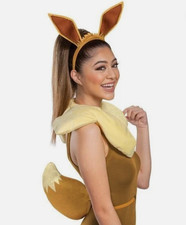 Pokemon Eevee Adult Costume Accessory Kit - Ears Headband, Collar and Tail