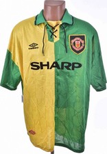 MANCHESTER UNITED 1992/1994 THIRD FOOTBALL SHIRT UMBRO XXL ADULT NEWTON HEATH