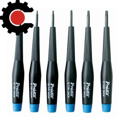 Eclipse Tools Pro'sKit 6 Piece Precision Security Star Tip Screwdriver Set