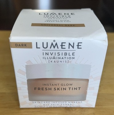 Lumene Fresh Glow Skin Tint cream foundation shade Universal Dark 1 fl.oz.