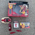 87 Transformers Headmaster Chromedome Stylor COMPLETE Vintage W/ Box & Paperwork