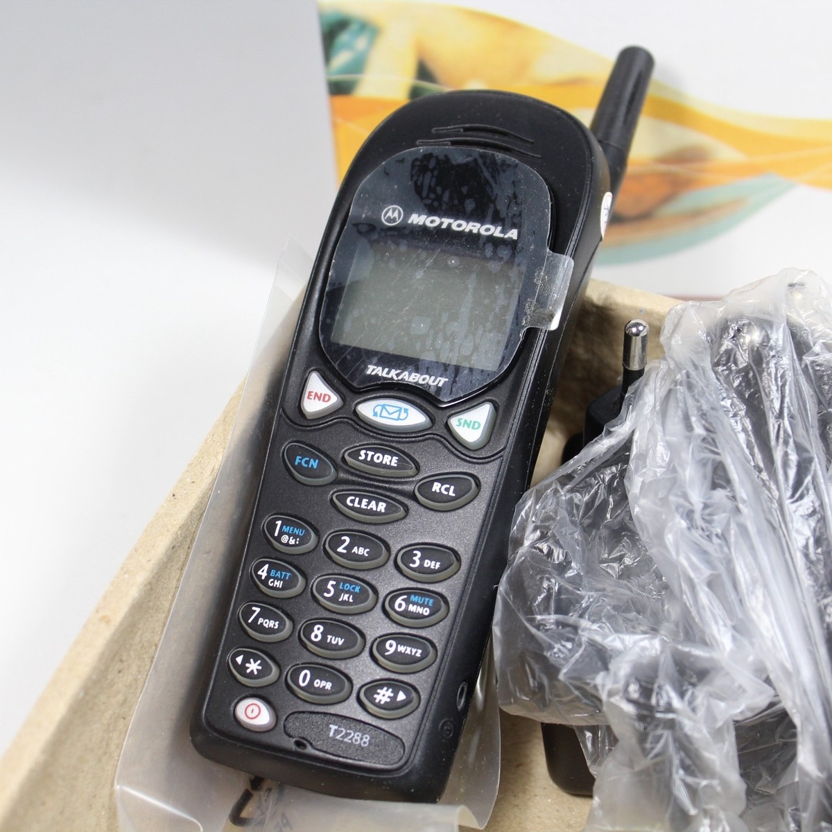 Vintage Motorola T2288 Shark Talk About Classic Phone 2000 Rare In