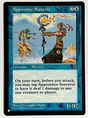 mtg magic Apprentice Sorcerer Portal 2 second age ENGLISH Apprenti ensorceleur