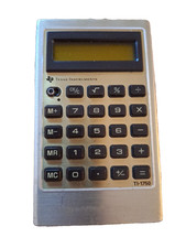 Vintage TEXAS INSTRUMENTS TI-1750 Electronic Calculator USED/UNTESTED