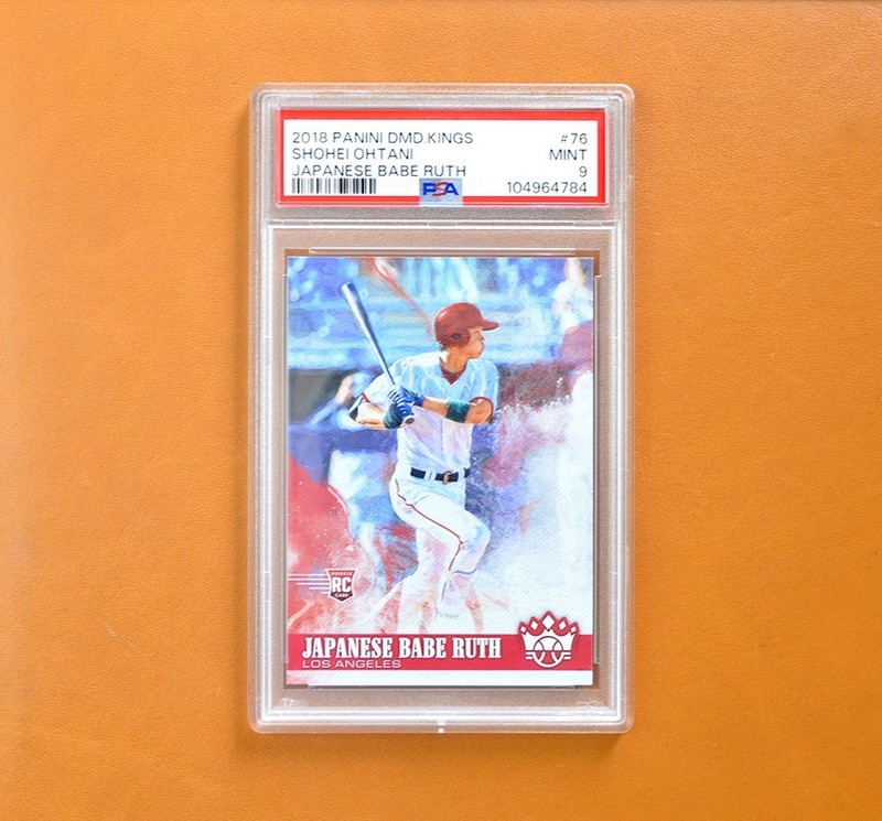 2018 Panini Diamond Kings #76 Shohei Ohtani Japanese Babe Ruth PSA 9, RC