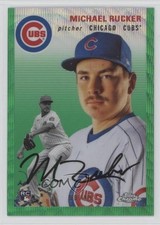 2023 Chrome Platinum Anniversary Green Wave Refractor 80/99 Michael Rucker 0rf