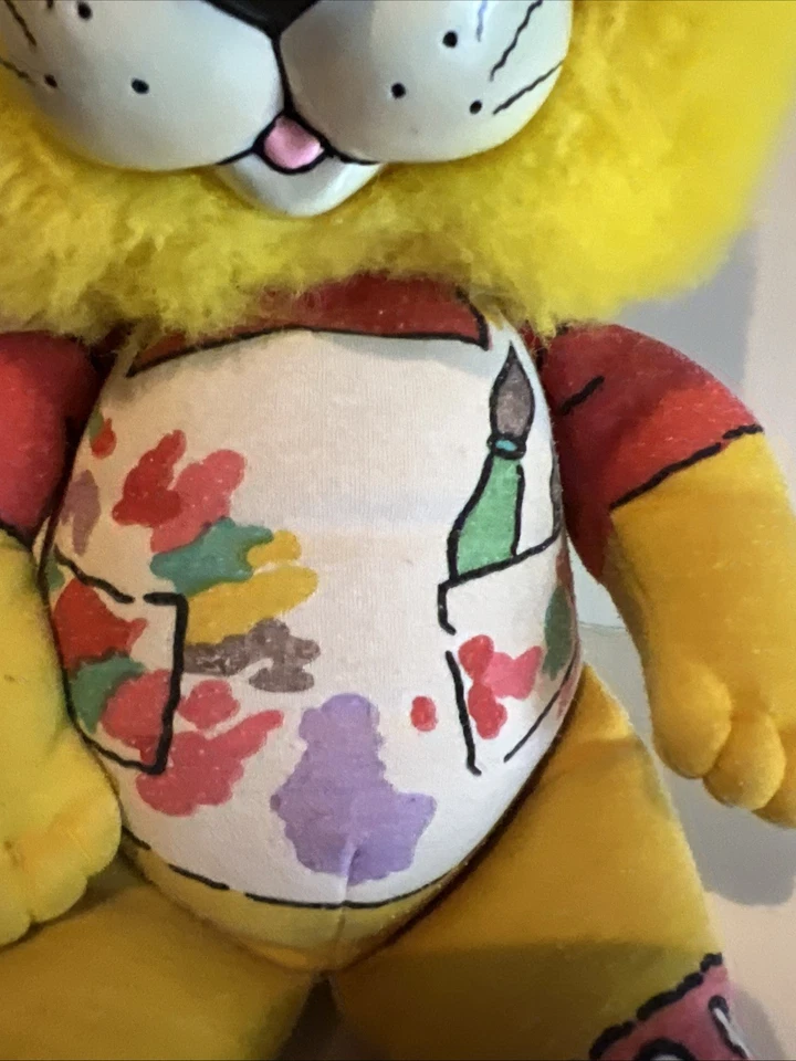 Vintage Zoobilee Zoo Van Go Lion Stuffed Puppet Plush 13” 1986 Hallmark - Image 3 of 4