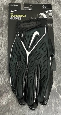 Nike Superbad 6.0 Football Gloves Black/White Adult Size Medium FN0279 091 M