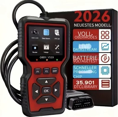 2026 V519 Profi KFZ OBD2 Diagnosegerät Auto OBDII Scanner Fehlerauslesegerät