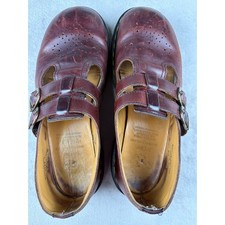 Dr Martens 8065 Vintage Made in England Leather Mary Jane Shoes 7 UK 9 US