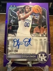 2025-26 Bowman Chrome Basketball Prospect Auto Otega Oweh Purple /250 - Kentucky