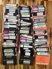 Lot of 103 UNTESTED 3.5" Floppy Disks Random Preowned Used