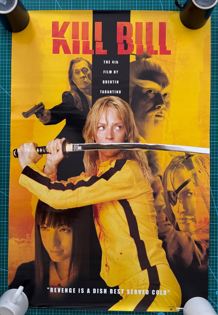 KILL BILL, UMA THURMAN,TARANTINO, RARE 2004 POSTER, LAST ONE!! | eBay