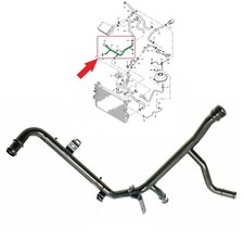 Metal Coolant Pipe For VW Transporter T5 1.9 TDI AXB AXC BRR BRS 038121065Ce