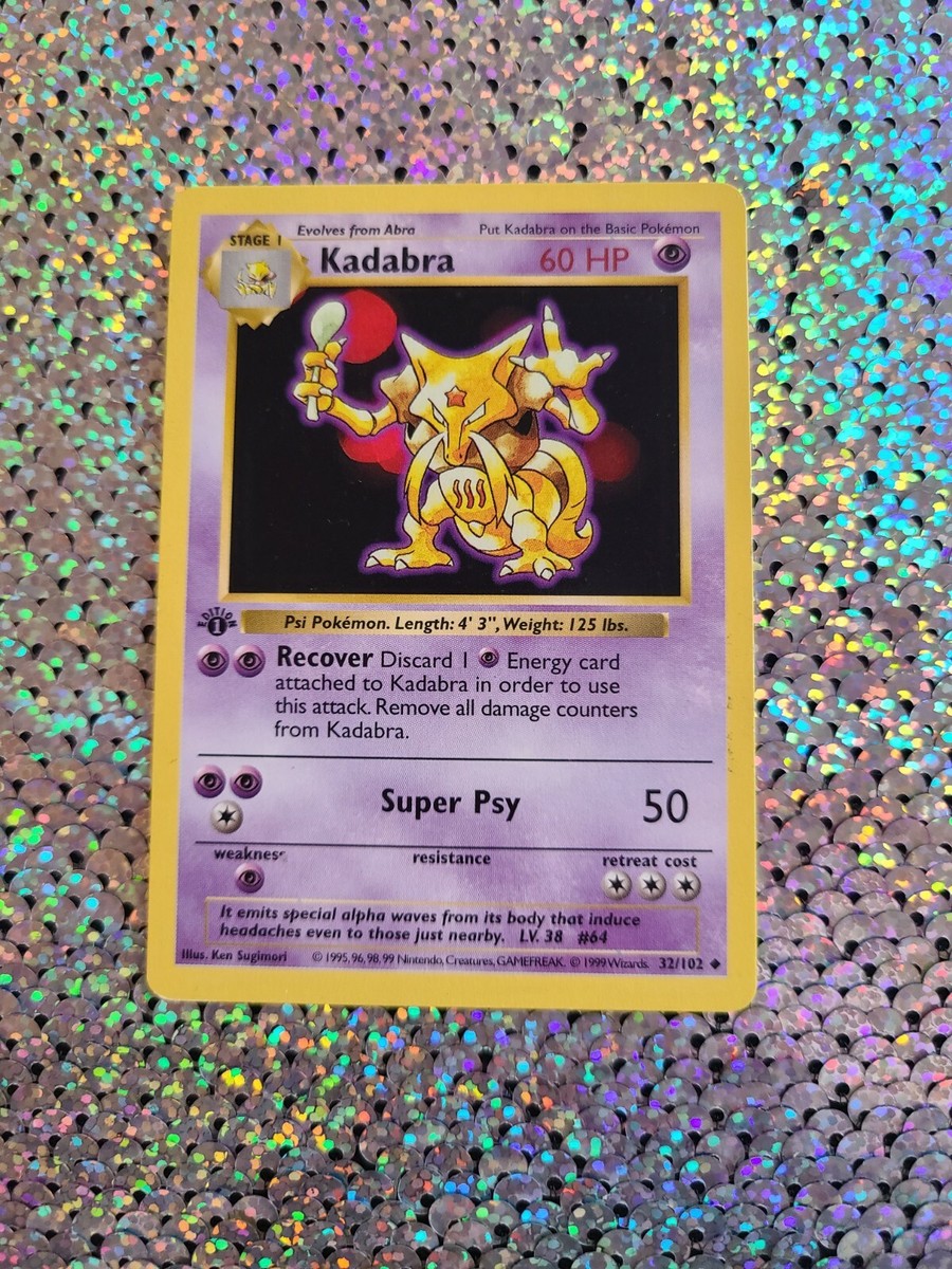 Kadabra 32/102 1st Edition Shadowless NM/LP | eBay