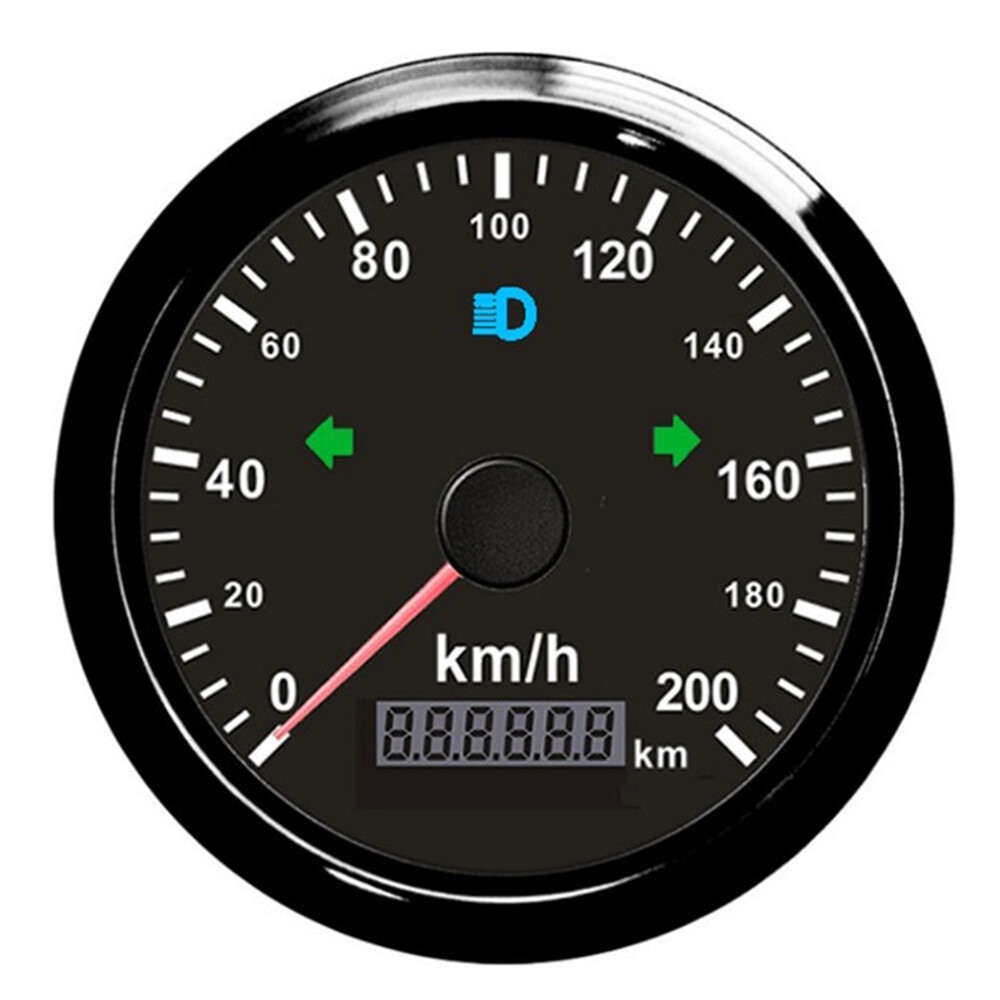 KUS GPS-Geschwindigkeitsanzeige bis 30 Knoten und 55 km/h, weiß mit Edelstahllünette nur