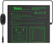 Durable Waterproof Seedling Heat Mat Warm Hydroponic Heating Pad, Multi-size