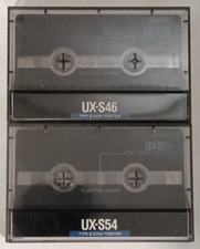 LOTTO 2x SONY UX-S 46 54 TIPO 2 II CROMO 1988 VARIANTE JAPAN musicassette