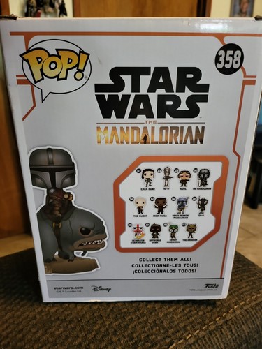 Figura Funko Star Wars The Mandalorian on Blurrg Vinly - FUN45547 - Imagen 3 de 12