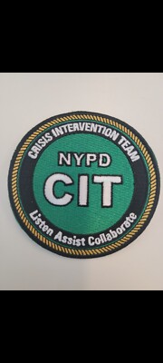【1990年代購入】★NYPD ポリスバッヂ☆ NYPD Crisis Intervention Team 