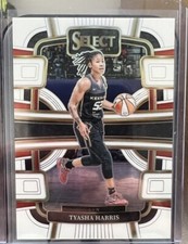 2024 Panini SELECT WNBA TYASHA HARRIS WHITE PRIZM SUN /99