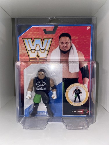 WWE Retro Series 9 Samoa Joe WITH Protector AEW FI...