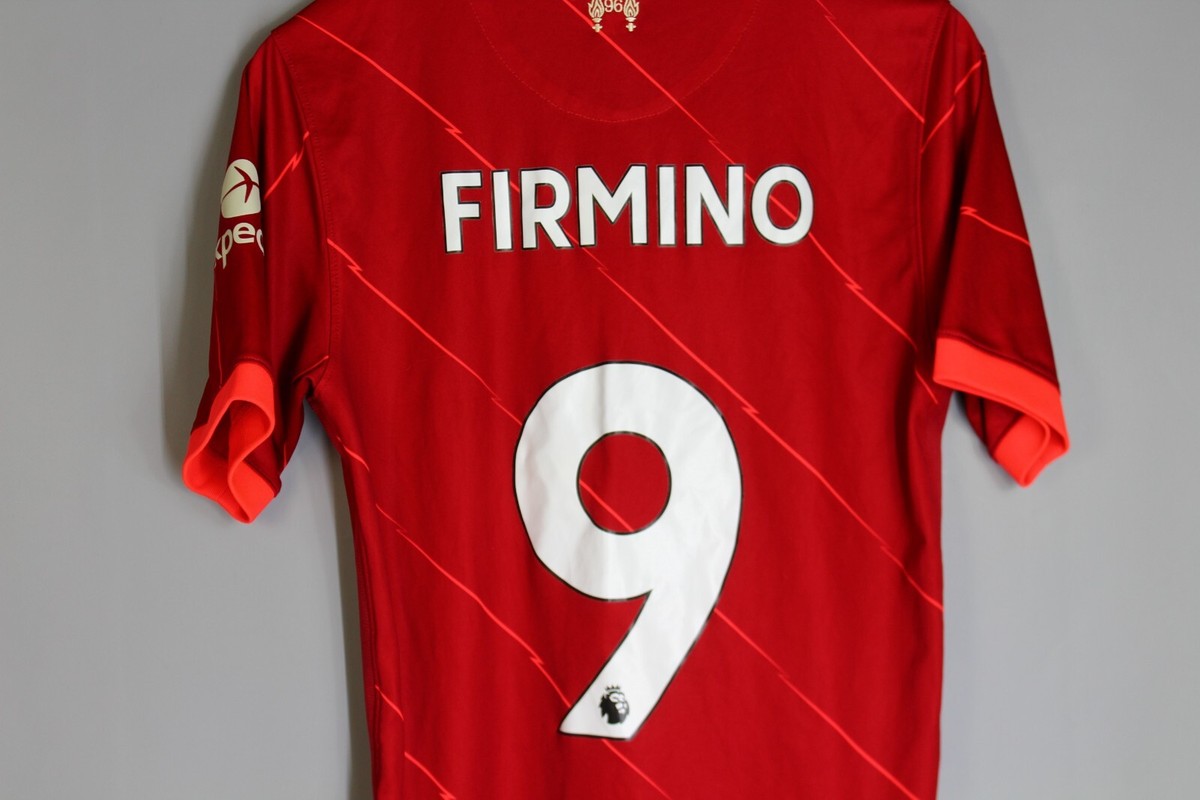 LIVERPOOL 2021 2022 HOME FOOTBALL SHIRT SOCCER JERSEY NIKE #9