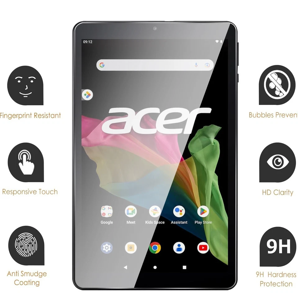 For Acer Iconia Tab A10 Tablet 10.1" Ultra Clear 9H HD Hardness Screen Protector - Image 2 of 4