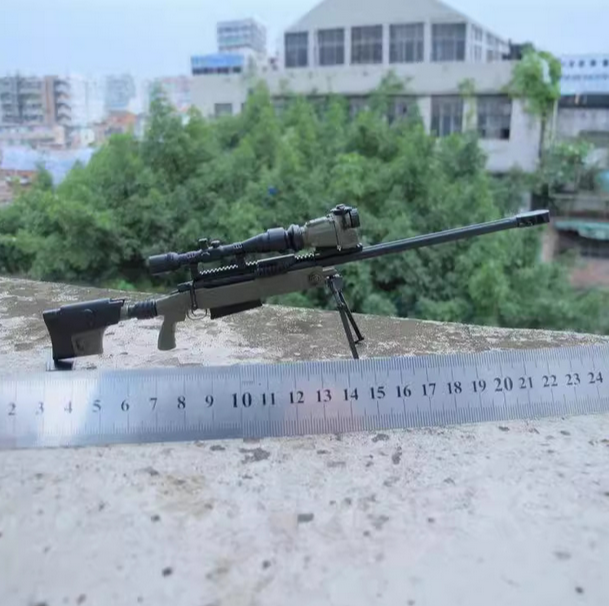 ZYTOYS TAC-50 1/ 6 Soldier MK15 Plastic Green Sniper Rifle Model