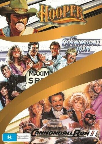 Burt Reynolds 3-Movie Collection (Hooper / The Cannonball Run / Cannonball Run I - Afbeelding 1 van 1