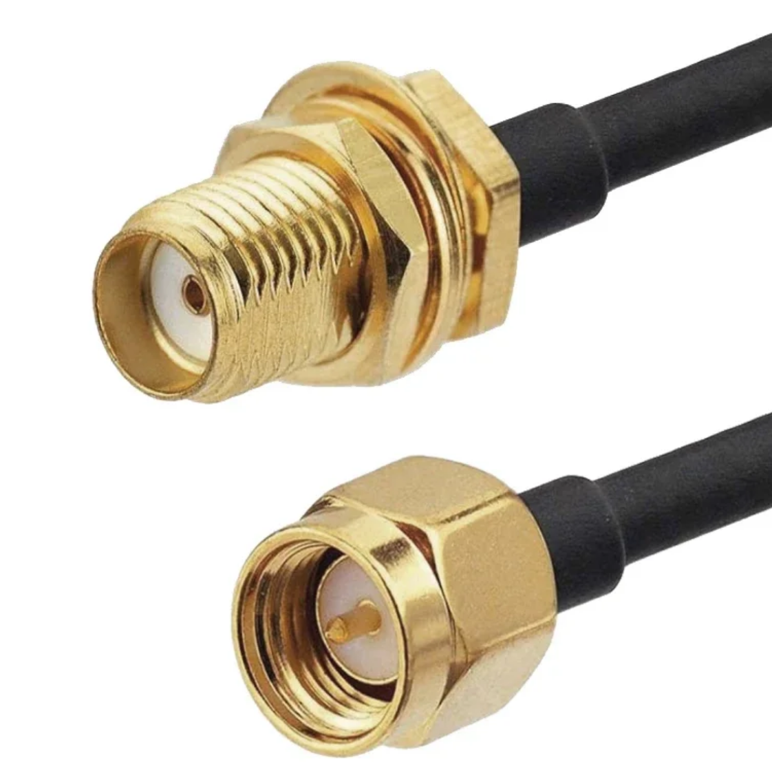 Rg174 Coaxial Cable 10 Meter RP-SMA Male To RP-SMA Female Coaxial ...