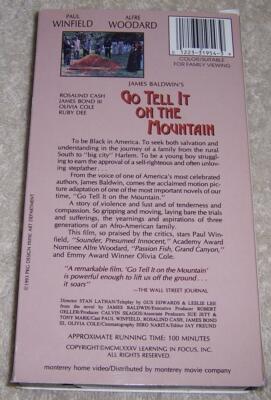その他 Go Tell It on the Mountain [VHS] Go Tell It on the Mountain (VHS, 1996) for sale online | eBay