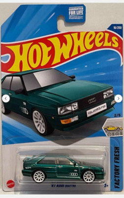 HW 2025 TREASURE HUNT '87 AUDI QUATTRO FACTORY FRESH A CASE READ