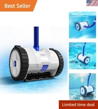 Pool Vacuum Cleaner Automatic Suction-Side Deep Clean Wall-Climb Inground