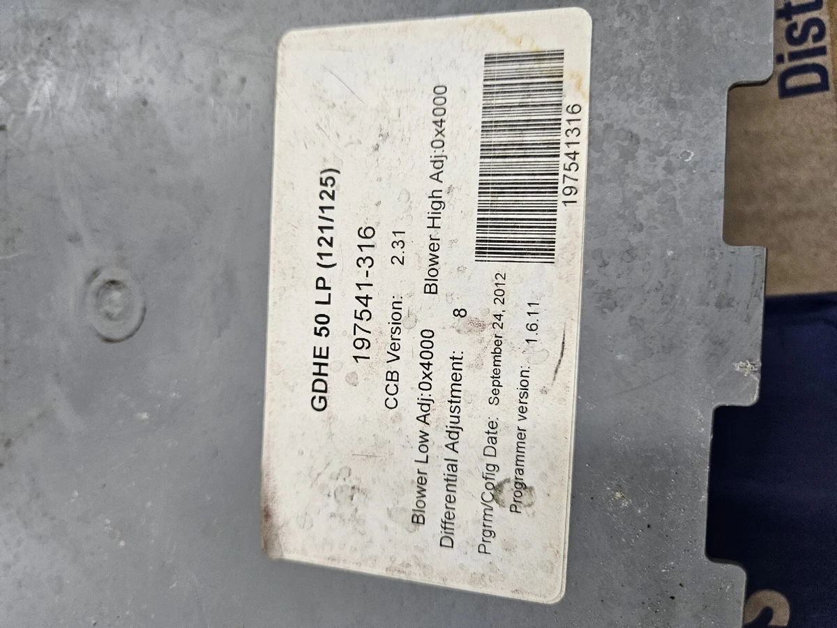 AO SMITH LP GAS WATER HEATER CONTROLLER 197541-316 197510-000 | eBay