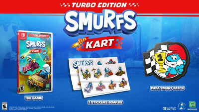 Smurfs Kart *TURBO EDITION* (Nintendo Switch) New