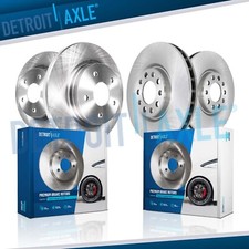 Front and Rear Driver Passenger Side Disc Brake Rotors Kit for 2017 Jeep Compass