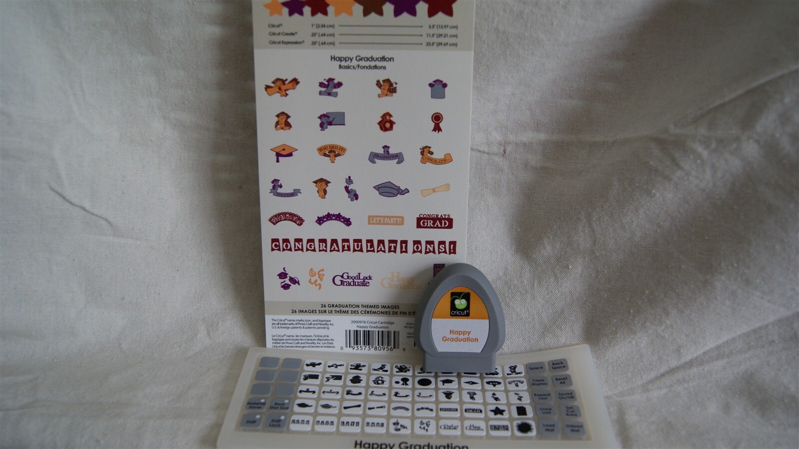 Cricut Cartridge HAPPY GRADUATION Gently Used No Box eBay