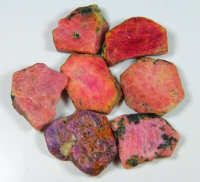 258 Ct BULK LOT 100% Natural Ruby Sapphire Corundum Rock Rough