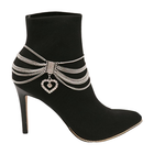 LP CHARMS ANKLE BOOTS METAL LOCK COBALT SUEDE